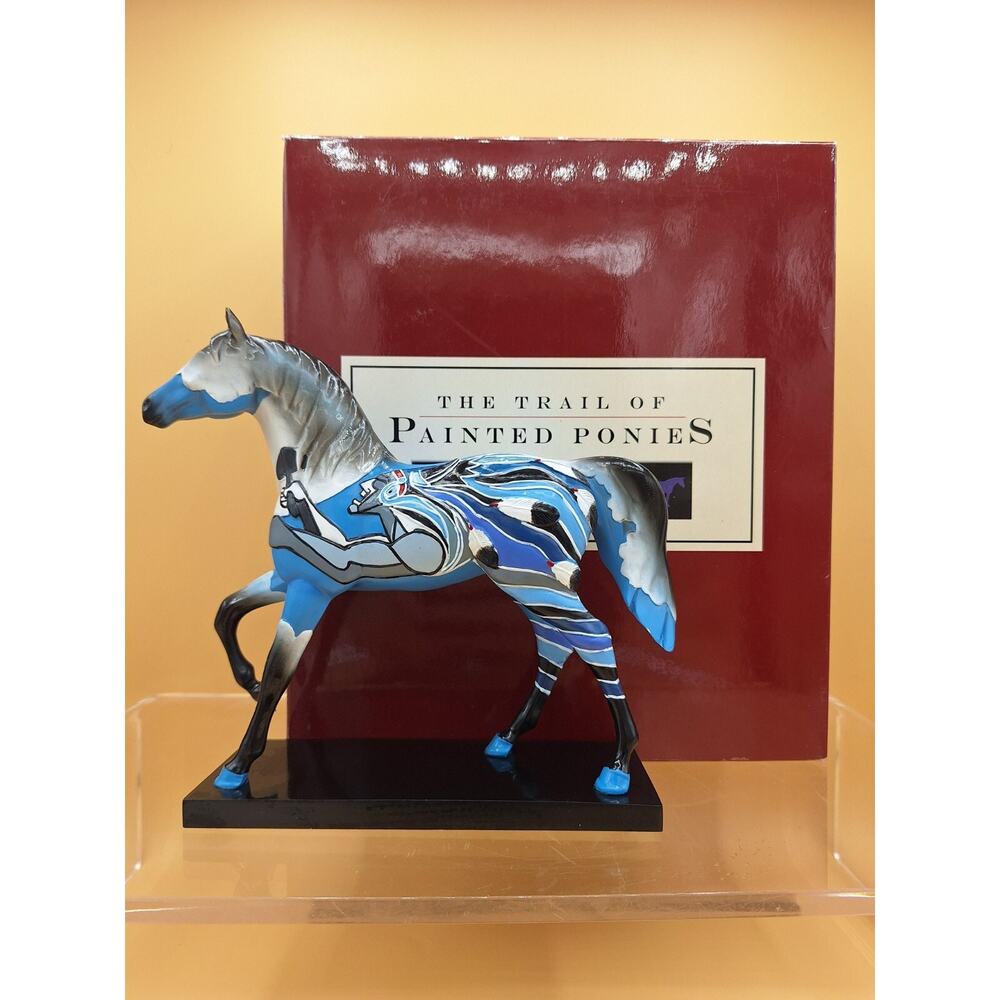 The Trail Of Painted Ponies DREAM WARRIORS Figurine. Artist: Ross Lampshire.